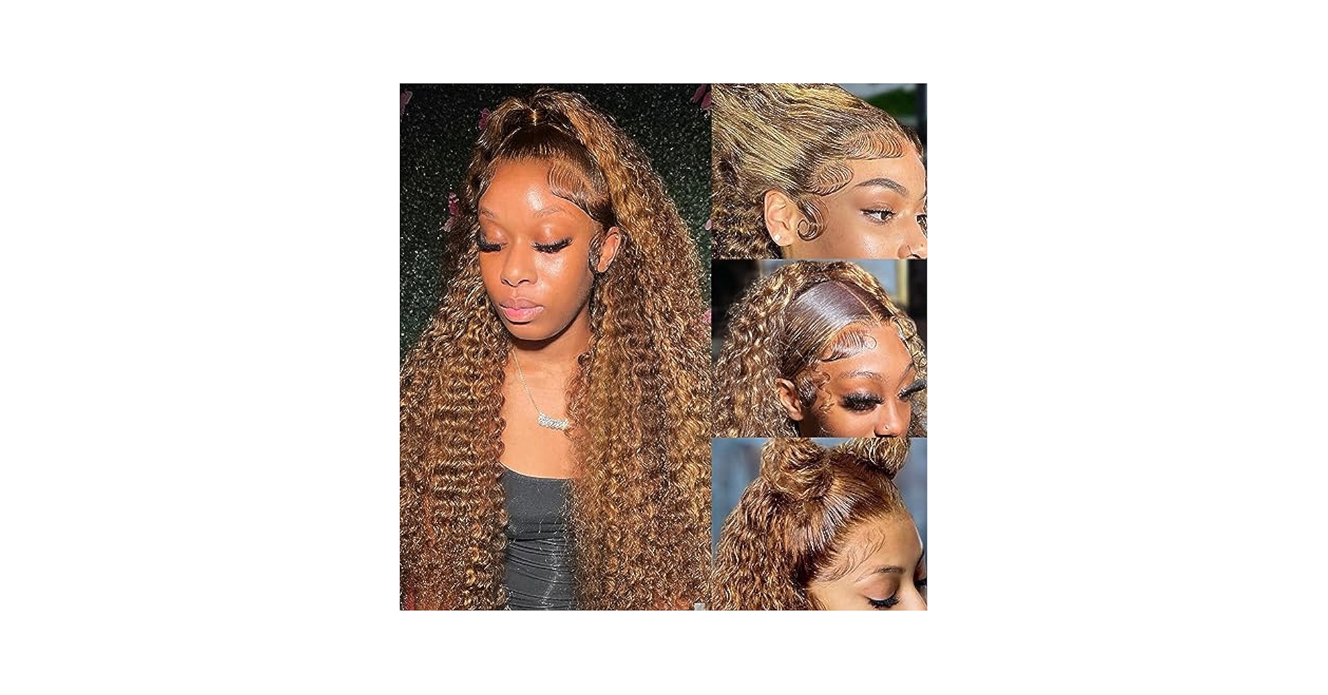 Amazon.com : bangjazz 26 Inch Highlight Ombre Lace Front Wig