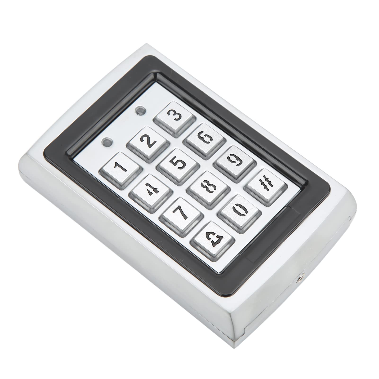 Door Control Keypad, Password Access Control Pad Large Capacity Waterproof Zinc Alloy Buttons for Homes Offices Factory