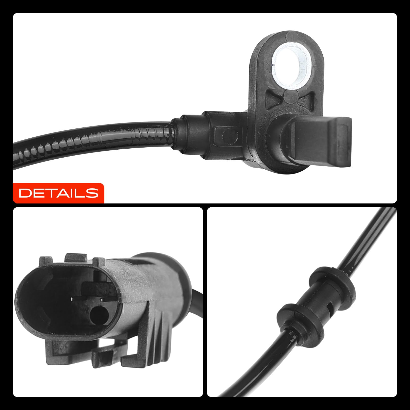 Sensore ABS per asse anteriore sinistro destro per 169, 1,1 l, 1,2 l, 1,3 l, 1,4 l, 2003-2012, 51718056