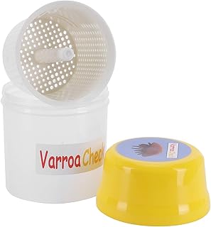 Varroa Shaker, Varroa Check Accurate Counting Leakage Free Reliable Sampling for Beekeeper Outdoor Beekeeping Mite Measuring