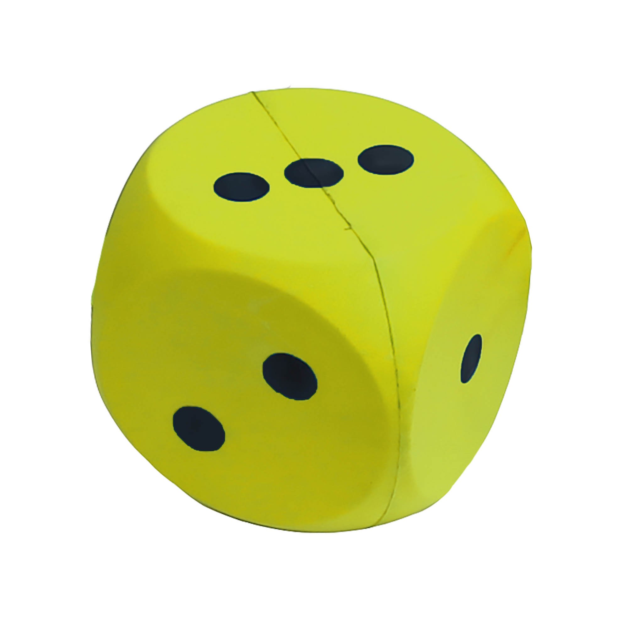 first play Foam Dice, Yellow, 15 cm