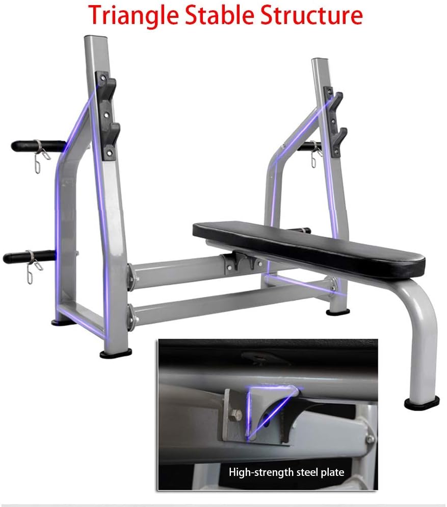 TOE Multifunctional Weightlifting Bench for Gym Press Bench Squat Rack Height Adjustable Folding Dumbbell Bench Strength Training Workout Bench Home Gym : Sports & Outdoors