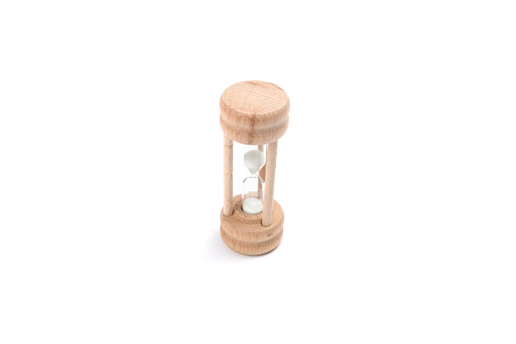 Fox Run Timer, Wood, Brown, 1.75 x 1.75 x 4.25 inches