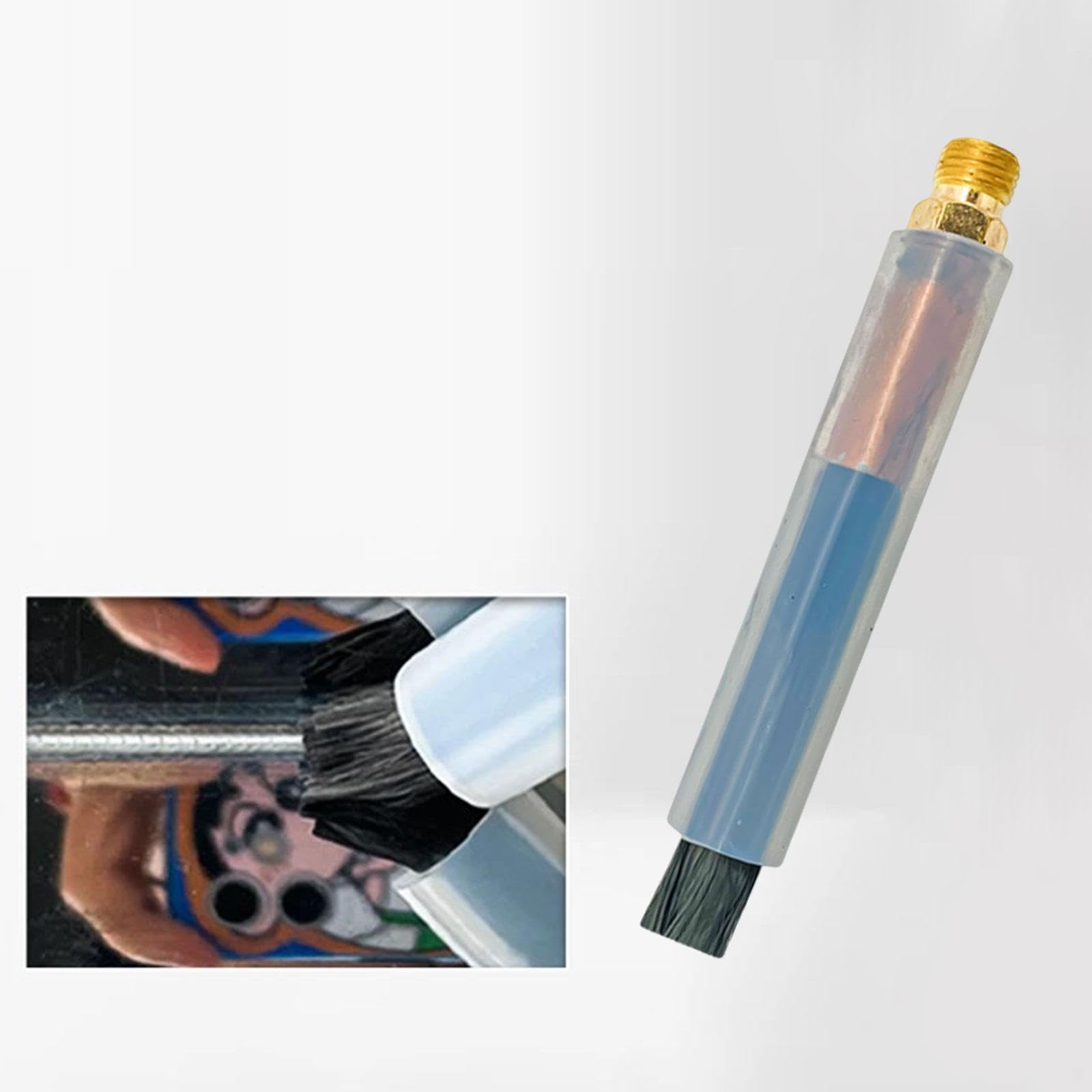 MYCENSE Weld Cleaning Brush Clean Tool for Stainless Steel Weld Bead Processors Accessory Reversal Thread Sturdy Lightweight Versatile, M10