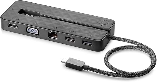 HP USB Type C Multi-Port Mini Docking Station (1PM64AA)