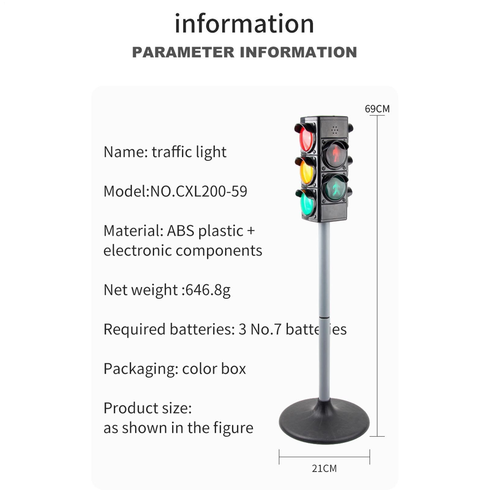 Générique Ampel Spielzeug – interaktive Ampeln für | Ampelspielzeug | Aktivitätsausrüstung zur Verkehrskontrolle, interaktives Lernen im Vorschulalter