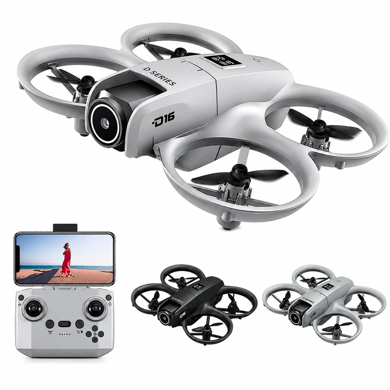 Welko 4K Camera Foldable Drone with 1080p HD - Image 1