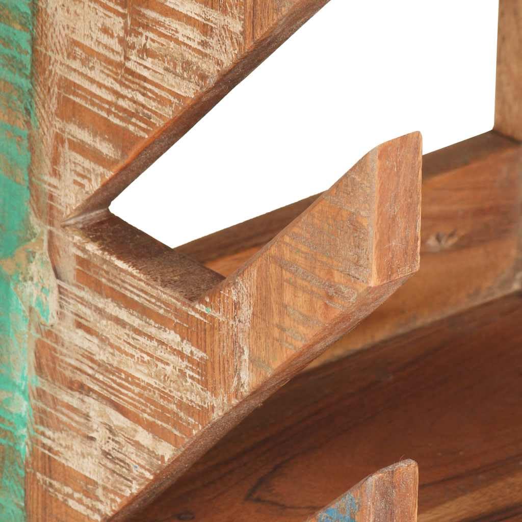 Skateboard Wandhalterung aus recyceltem Massivholz - Wandmontage für 2 Skateboards - Platzsparende Board Halterung für Garage und Zuhause