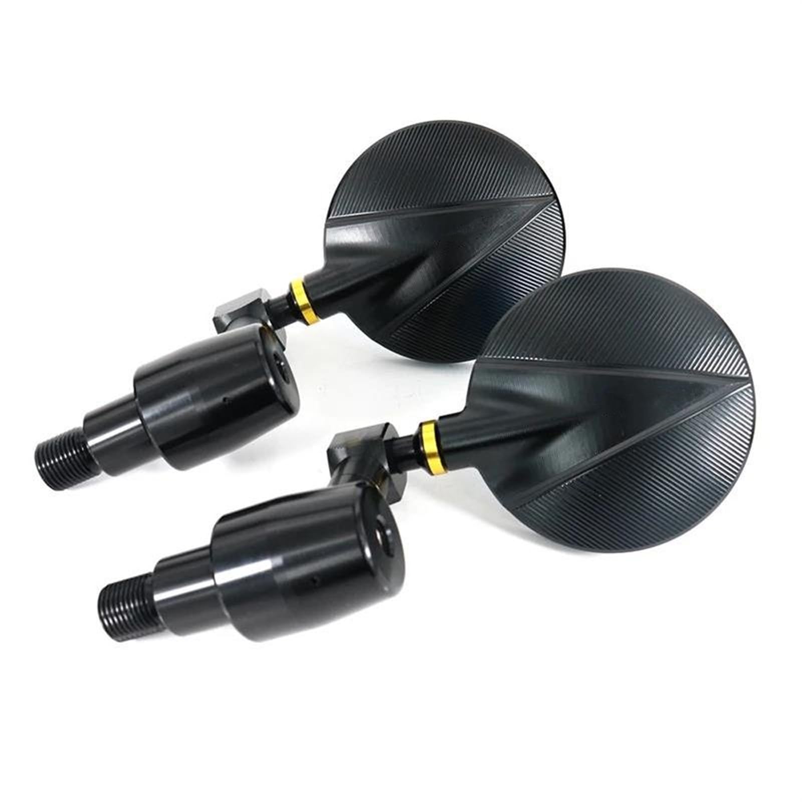 Rétroviseurs Latéraux De Barre De Poignée Rétroviseurs Arrière D'extrémité De Barre pour BMW S1000RR 2009-2019 1 Paire(Or)