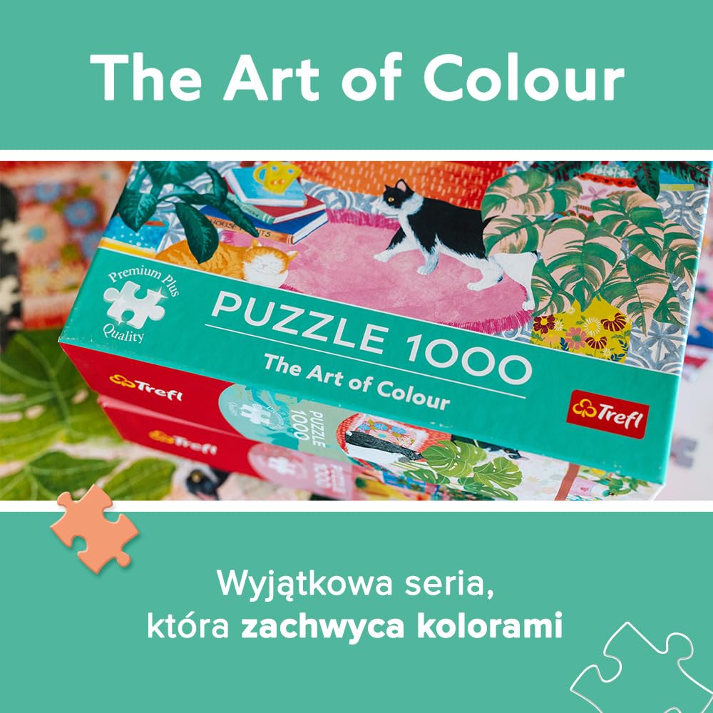 Trefl - Puzzle 1000 Elementów, The Art of Colour: Budapeszt, Węgry, | Dla dzieci i dorosłych 14+, wysokiej jakości, kreatywna rozrywka, precyzyjnie dopasowane, idealny prezent, Premium Plus