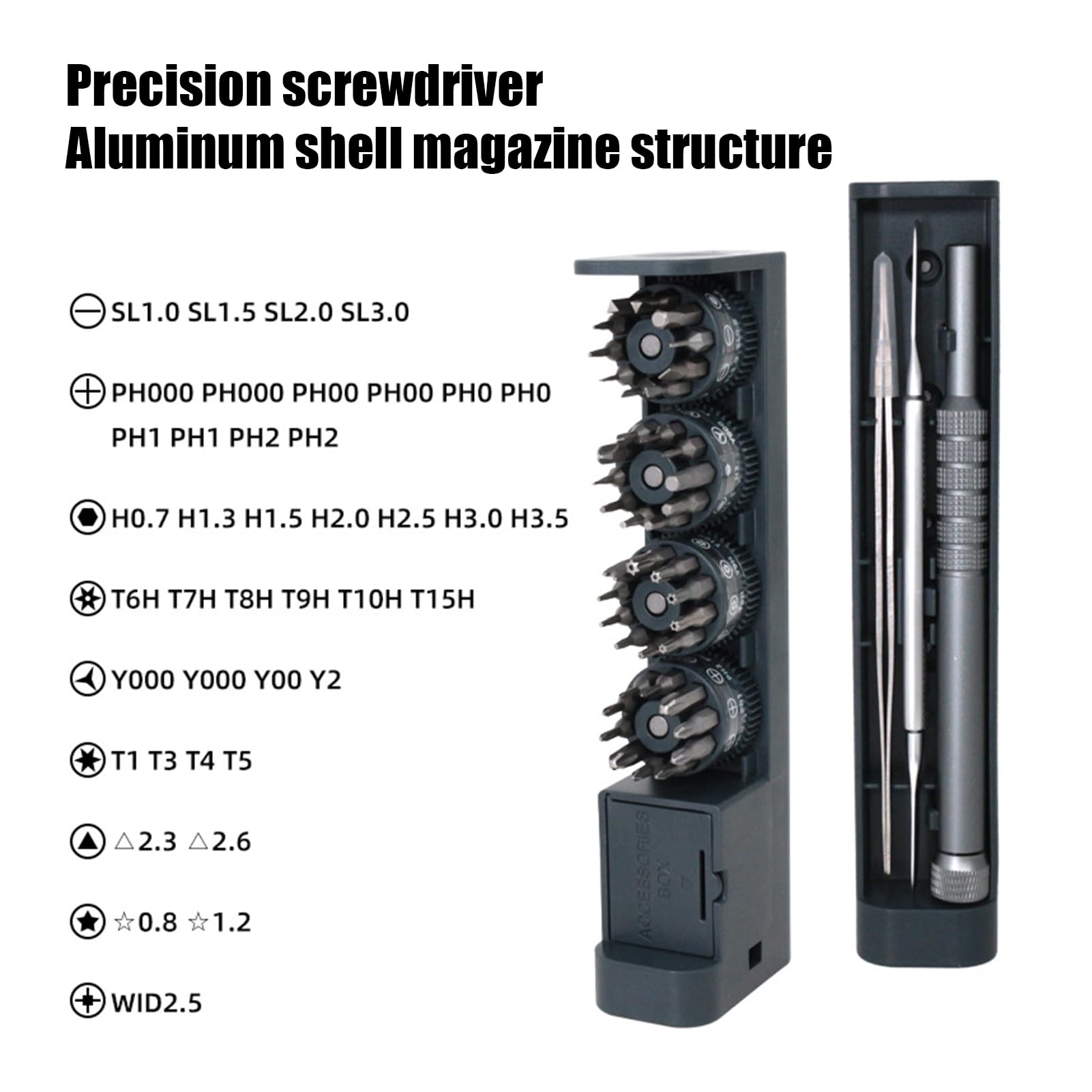Elektronisches Schraubendreher-Set, professionelles magnetisches Reparaturwerkzeug, Computer-Schraubendreher-Set, Reparaturwerkzeug, für Computer, , Telefon, Uhr, Kamera, PC, Laptop