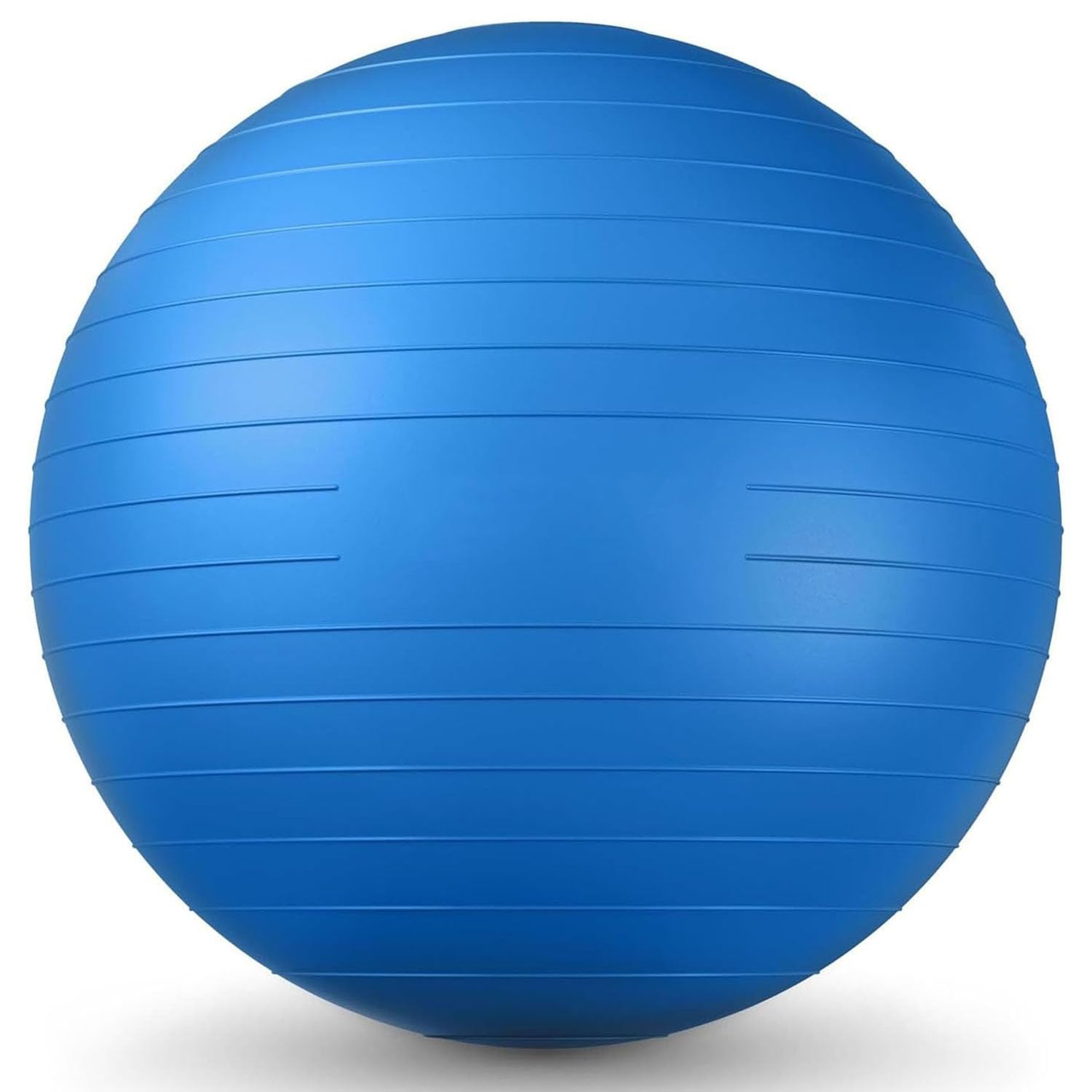 Ceciliec Exercise Ball Anti-Burst Balance Ball for Gym Yoga Pregnancy Stability Swiss Ball with Quick Pump (Blue)