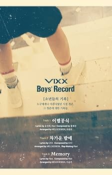 VIXX◇Special Single◇Boys' Record◇台湾盤DVD付 VIXX◇Special Single◇Boys´ Record◇台湾盤DVD付