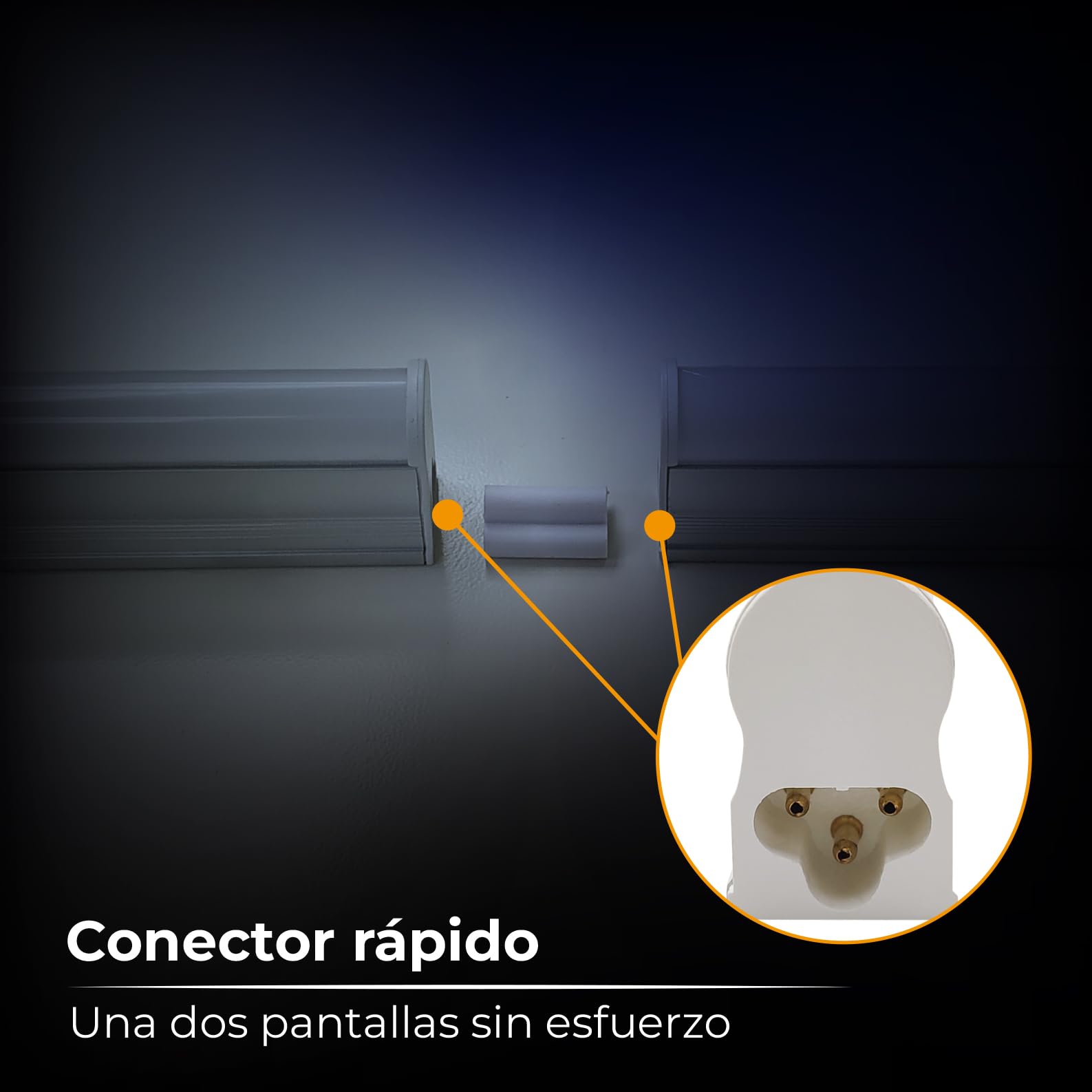 LED ATOMANT Tubo LED T5 120cm 18W, CCT (Selector de Color Blanco Calido, Neutro y Frio), Para armario, trastero o cocina.