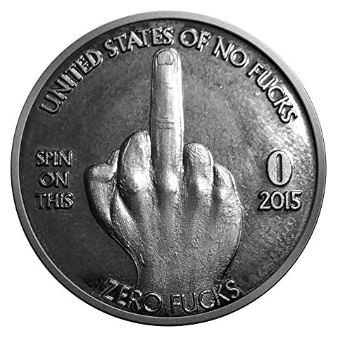 ZFG Inc. Zero F's Given Quarter Coin Cover