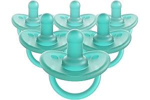 Evenflo Feeding Balance Plus Stage 1 Cylindrical Baby Pacifier (Pack of 6)