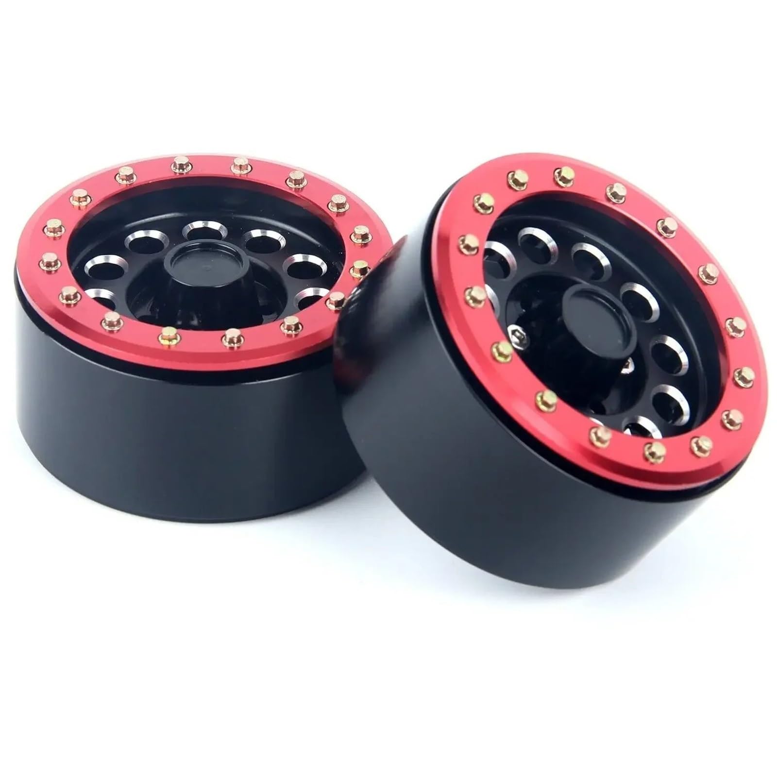 Per Traxxas Per TRX4 Per TRX6 Per Axial Per SCX10 II III PRO Gen8 1/10 RC Auto Universale Alluminio Beadlock 1.9 "cerchioni Parti Ricambi Modellini RC