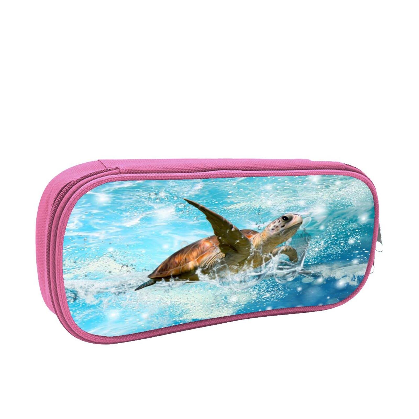 Jolie Trousse À Crayons À Plumes De Paon Lumineuses, Avec Fermeture Éclair, Pour L'École, Le