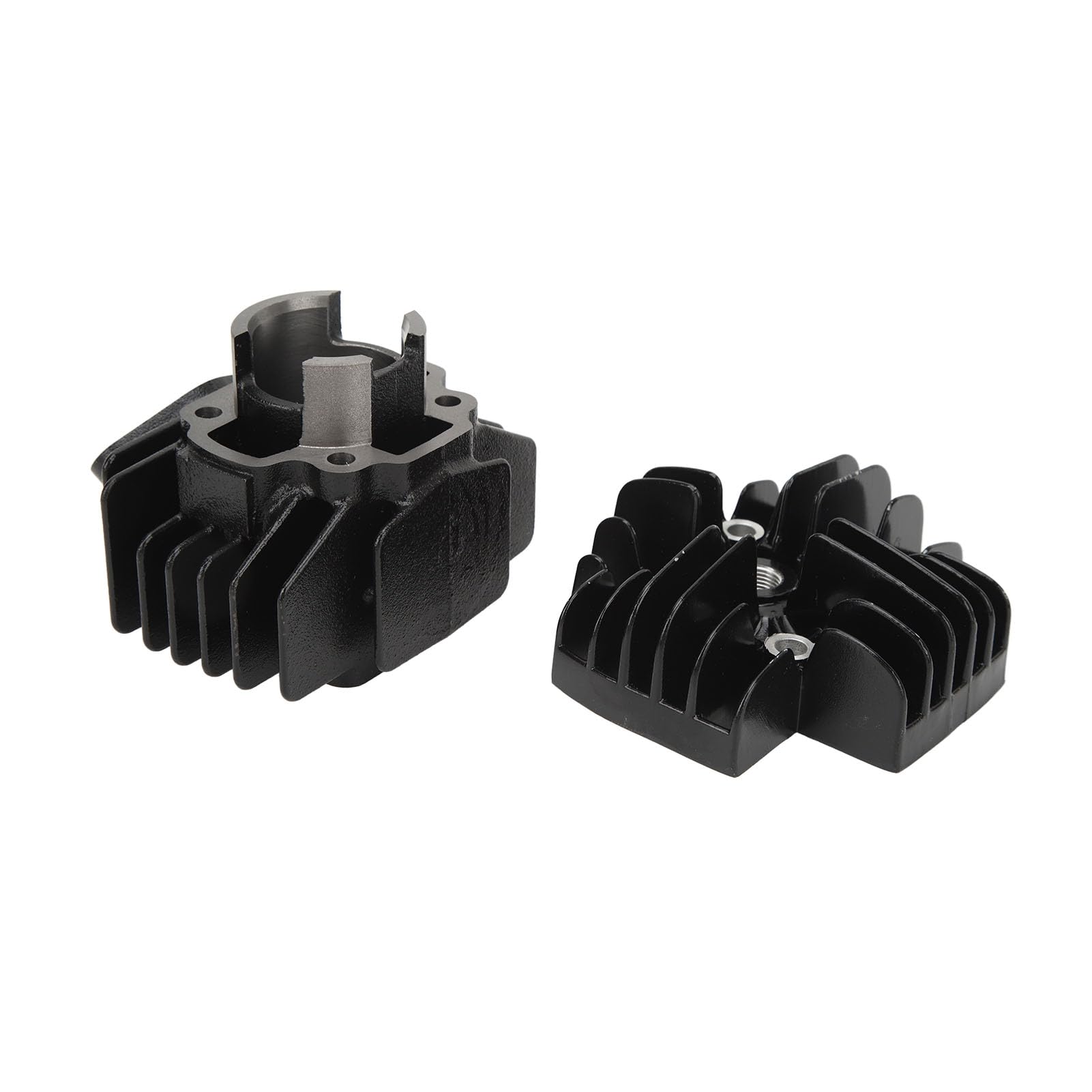 Ejoyous Kit Guarnizione Testata Pistone Cilindro per PW50 QT50 Calibro 40 Mm in Metallo con Candela per Anni di Modello Dal 1981 Al 2022