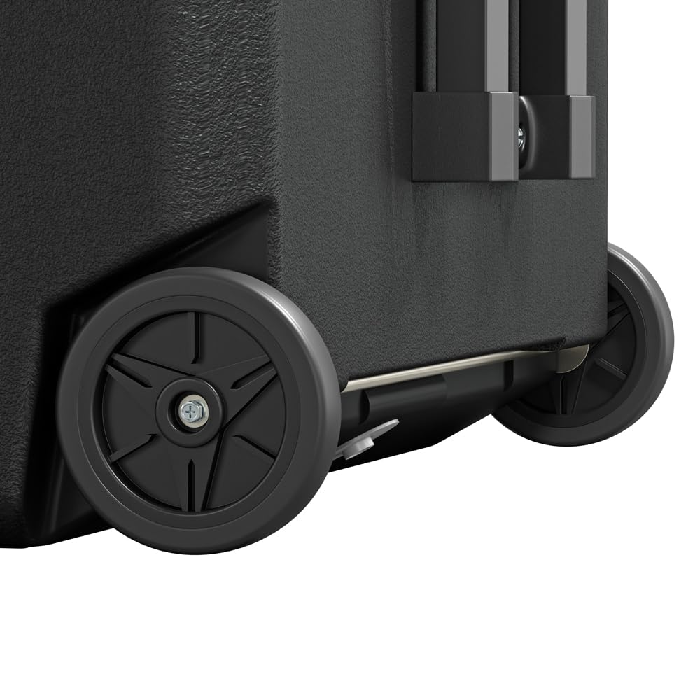 Yolco BCX50 Carbon Electric Compressor Cool Box, sterowanie aplikacjami przez Bluetooth, 12/24 V i 230 V do samochodów, ciężarówek, łodzi, lodówki kempingowej