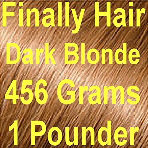DARK BLONDE Finally Hair Hair Fiber Refill 456 Grams Full Pounder For Hair Loss Concealing by Finally Hair