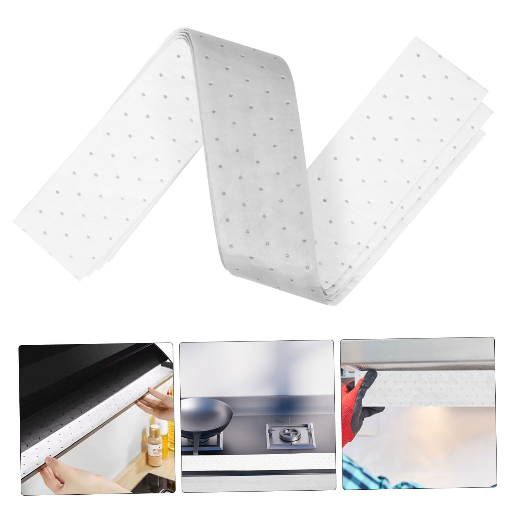 Uonlytech 30pezzi Carta Filtrante Per Cucina Filtro Anti- Per Aspiratore Strisce Di Carta Assorbente Per Filtraggio Grasso Compatibili Con Uso Domestico e Ristorazione