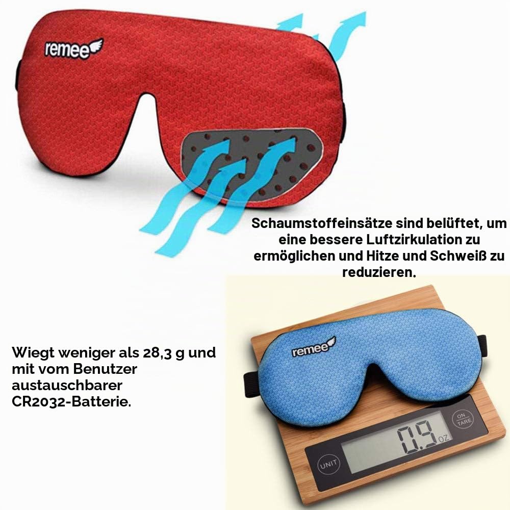 Generic Remee Schlafmaske für luzides Träumen, Schwarz, 1 stück (1er Pack), Elastisch, Anpassbare Lichtsignale