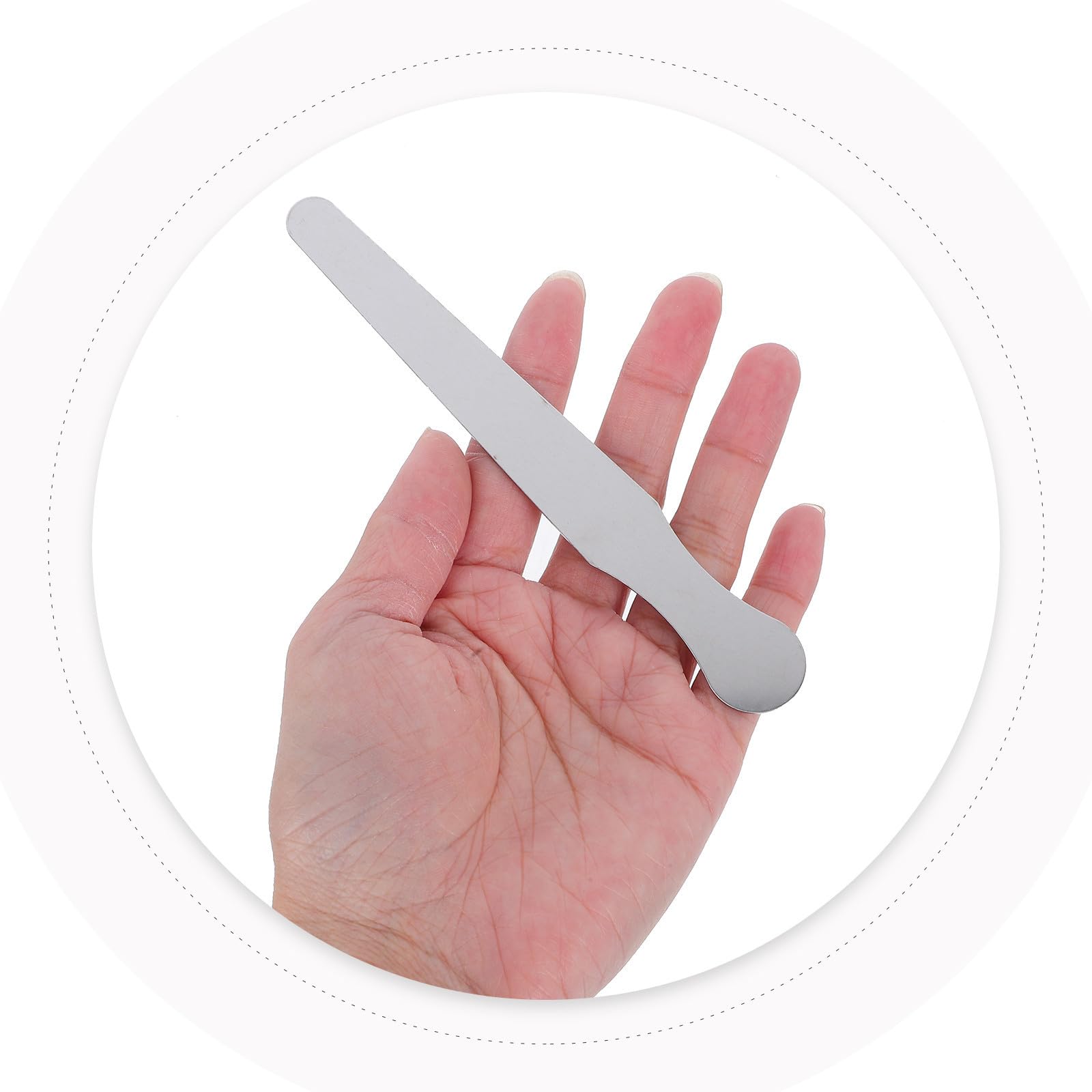 LABRIMP Zungenspatel Medizinische Mundspatel aus Edelstahl mit Glatten Kanten 20 Stück Wiederverwendbare 14cm für Erwachsene für Mundpflege zu Hause und Bastelarbeiten