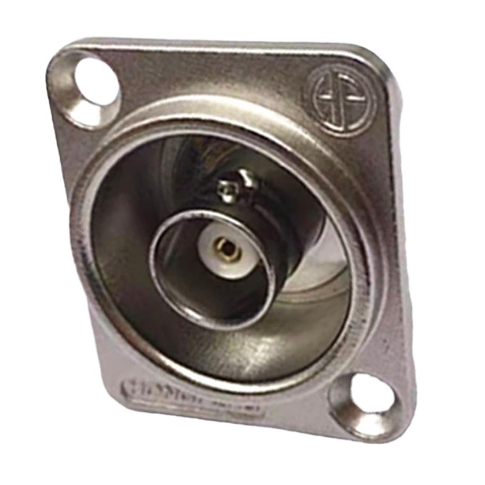 Adaptador BNC Doble Tipo D Plateado con Montaje en Chasis de Panel Coaxial 6