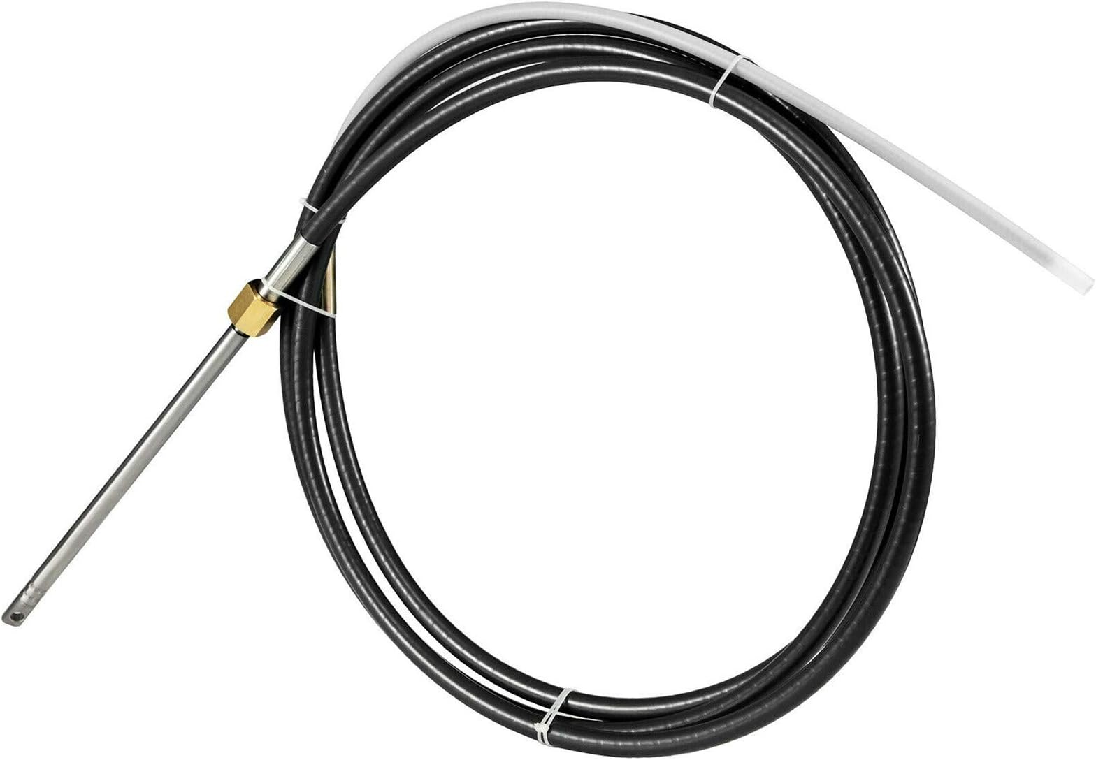 Boat Steering Cable 16 Feet Steering Cable 16' SSC6216 Outboard Rotary Steering Cable System for Most Single Station Boats