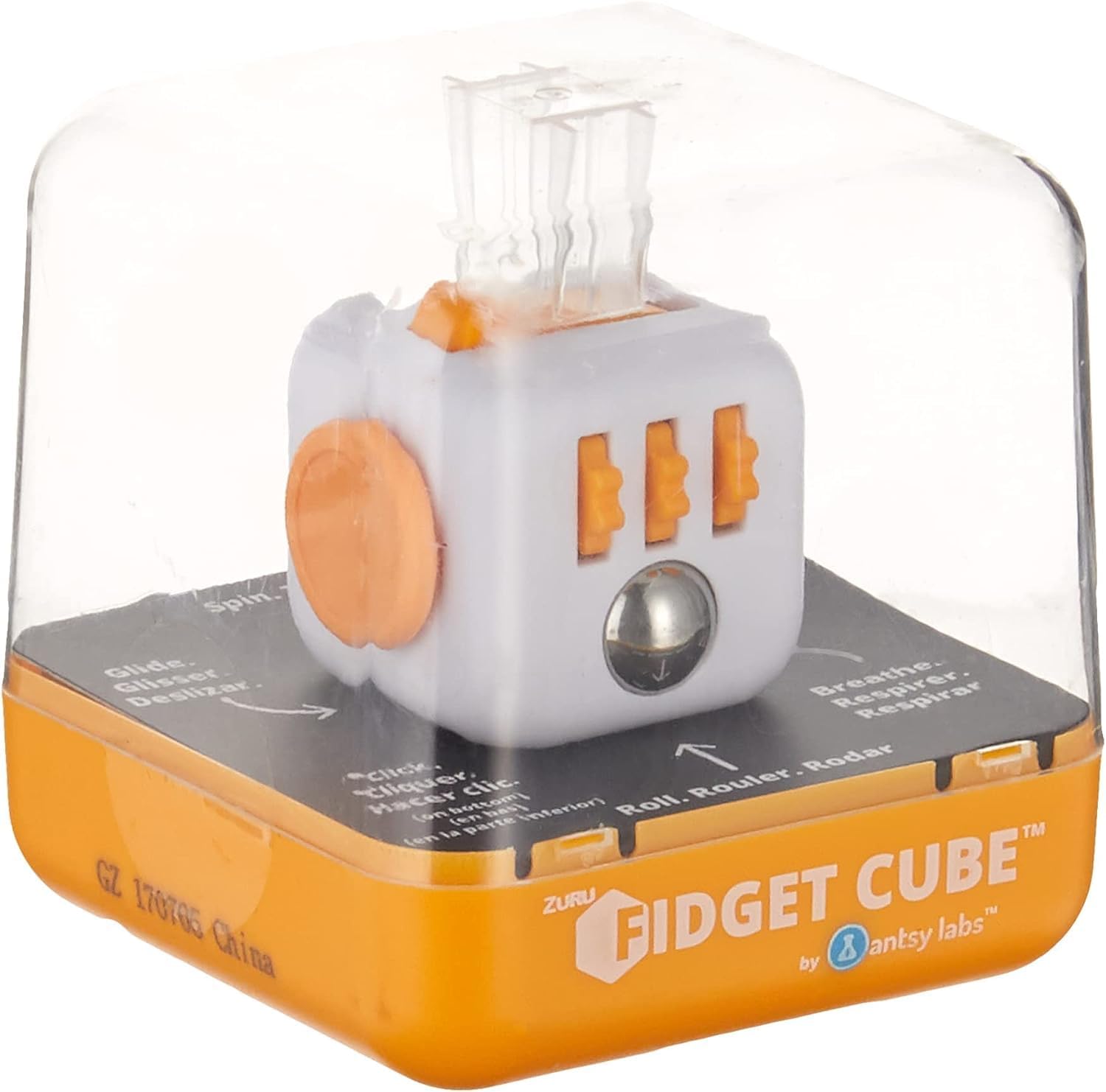 Antsy Labs The Original Fidget Cube, Stress Relief Desk Toy with 6 Sides, Gadget for Focus, Anxiety Relief, Sensory Processing Challenges, Fun Gift for Kids, Teens, and Adults, Pocket-Sized, Sunset Antsy Labs The Original Fidget Cube, Stress Relief Desk Toy with 6 Sides, Gadget for Focus, Anxiety Relief, Sensory Processing Challenges, Fun Gift for Kids, Teens, and Adults, Pocket-Sized, Sunset