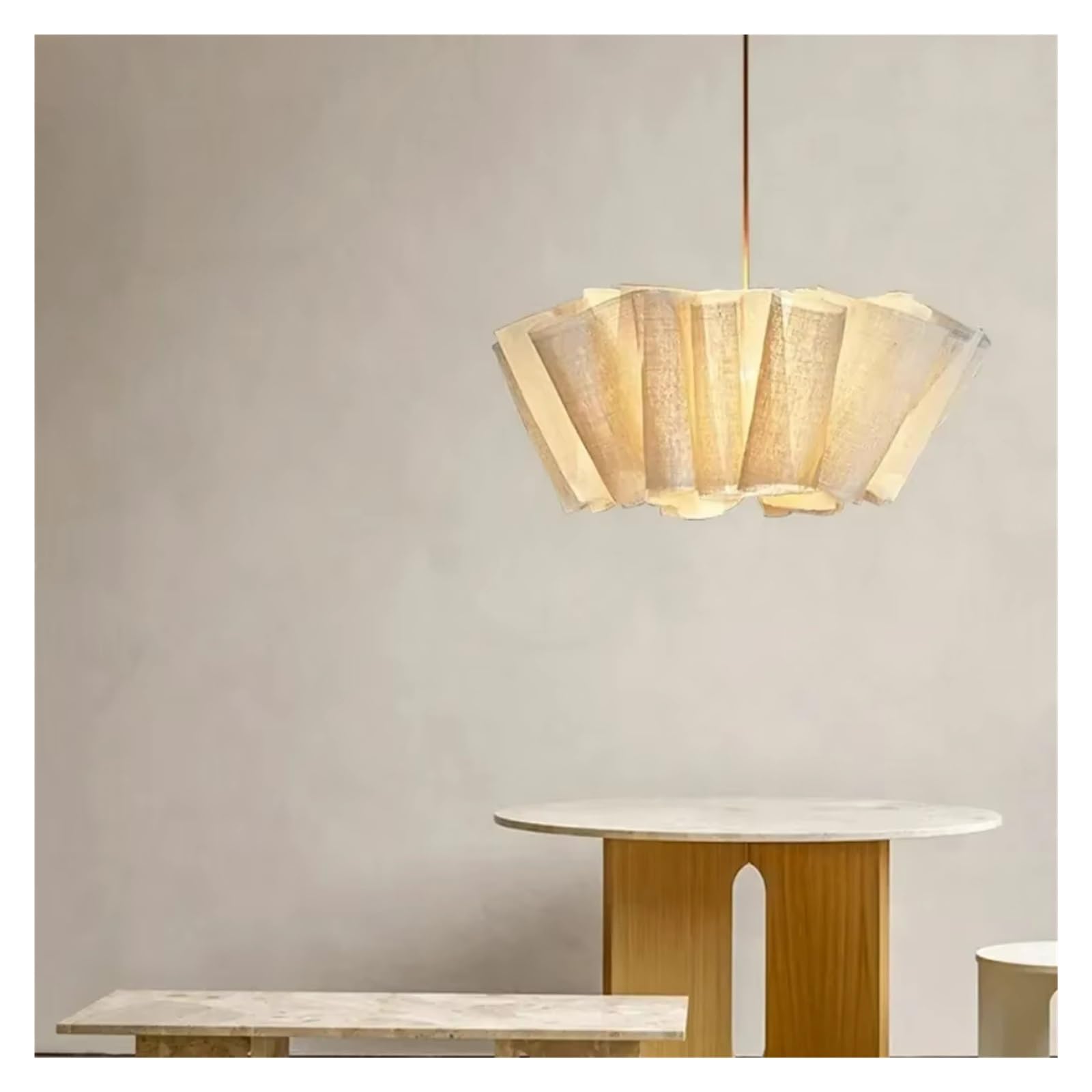 Lampadario a LED in Tessuto Nordico per Ristorante, Loft, Camera da Letto, Comodino, luci a Sospensione, Spazio