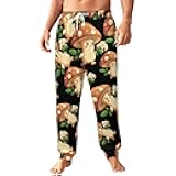 Cute Mushroom Men's Sweatpants Athletic Pants Running Jogging Bottom Lounge Pants for Workout Gym