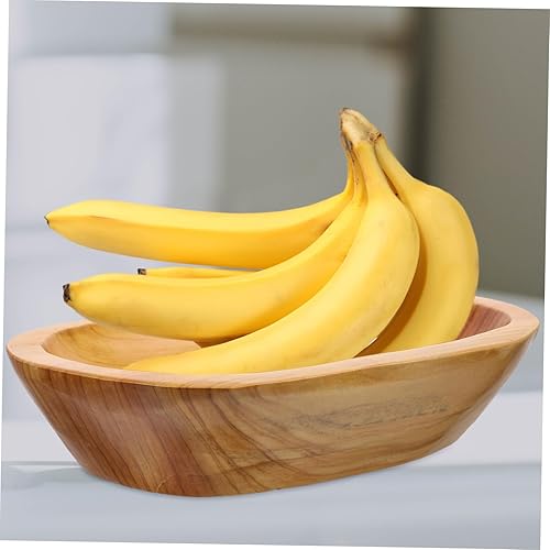 Miniatura 4 de KICHOUSE Decoración de caramelo Decoración de escritorio Bandeja de servir de alimentos Plato de caramelo de madera Mesa de café Bandeja de frutas