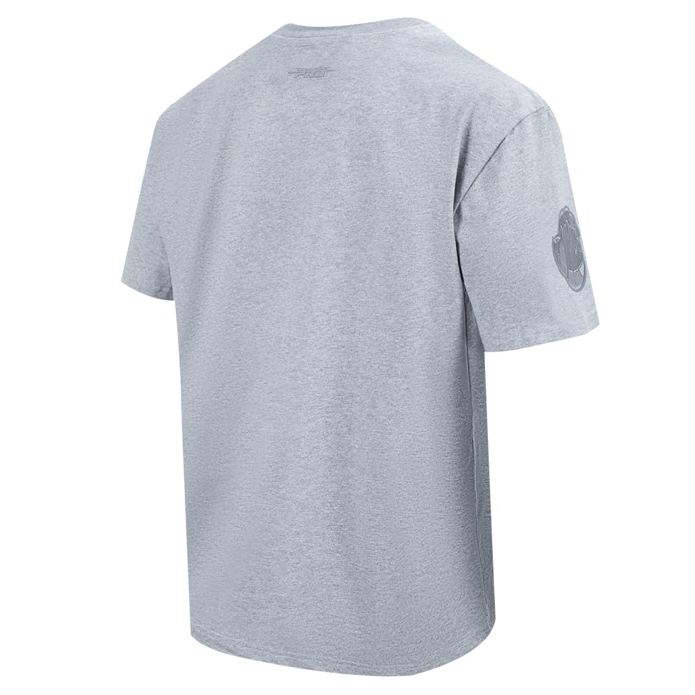 PRO Standard Men's NBA Neutral Short Sleeve Tee, Dark Heather Gray - Image 2