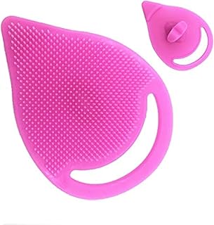 Convenient and practical Soft Brush Facial Care Exfoliating Brush Infant Baby Soft Silicone Wash Face Cleaning Pad Skin SPA Scrub Cleanser Tool Random Color