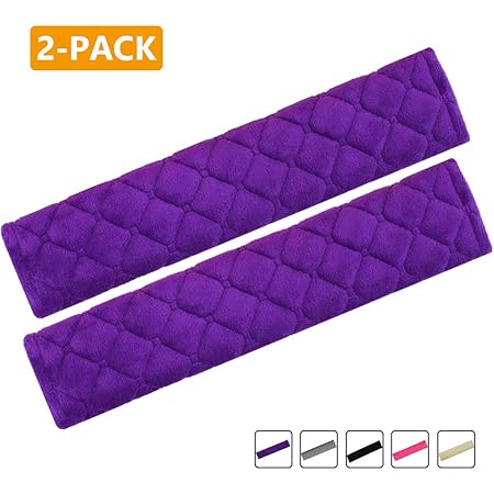 Ar Seat Belt Cover Pad, 2-Pack Soft Car Safety Seat Belt Strap Shoulder Pad For Adults And Children, Suitable For Car Seat Belt, Backpack, Shoulder - View #3