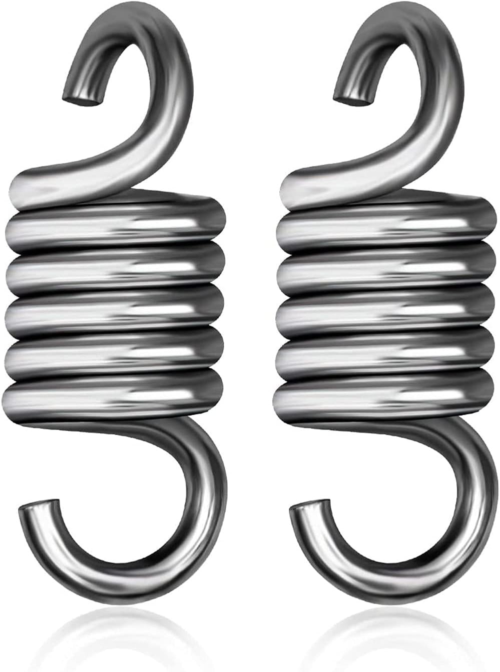 LATRAT Pressure Spring for Hanging Chair and Hammock Hanging Chairs Stainless Metal Suspension for Porch Swing Hanging Chairs Stainless Metal Pressure Spring (7 mm)