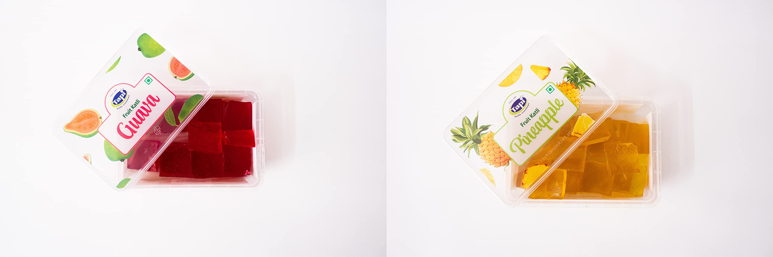 Tapi Pineapple & Guava Fruit Katli Combo|Pack of 2| 250gm/pack|