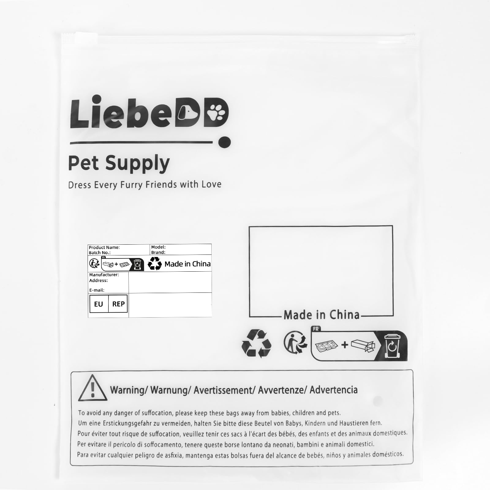 Liebedd Extra Large Dog Jumper Turtleneck Knitted Dog Sweater