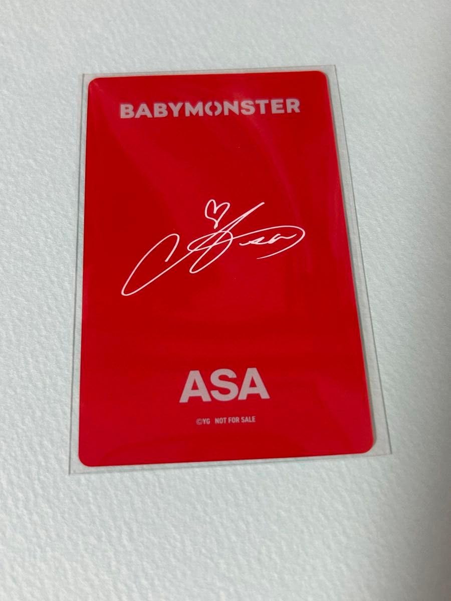 BABYMONSTERベビモン 5/12ペンミB賞メッセージポストカード★アサ m58944446747_1.jpg?1715553480