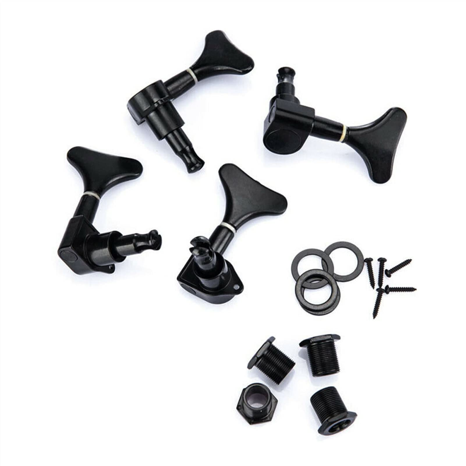 Cheville d'accord corde guitare Tuners Scellés Tuning Peds Machine Têtes 2R2L Piquets De Réglage De Guitare De Basse Électrique Pour 4 Parties De Guitare À Cordes