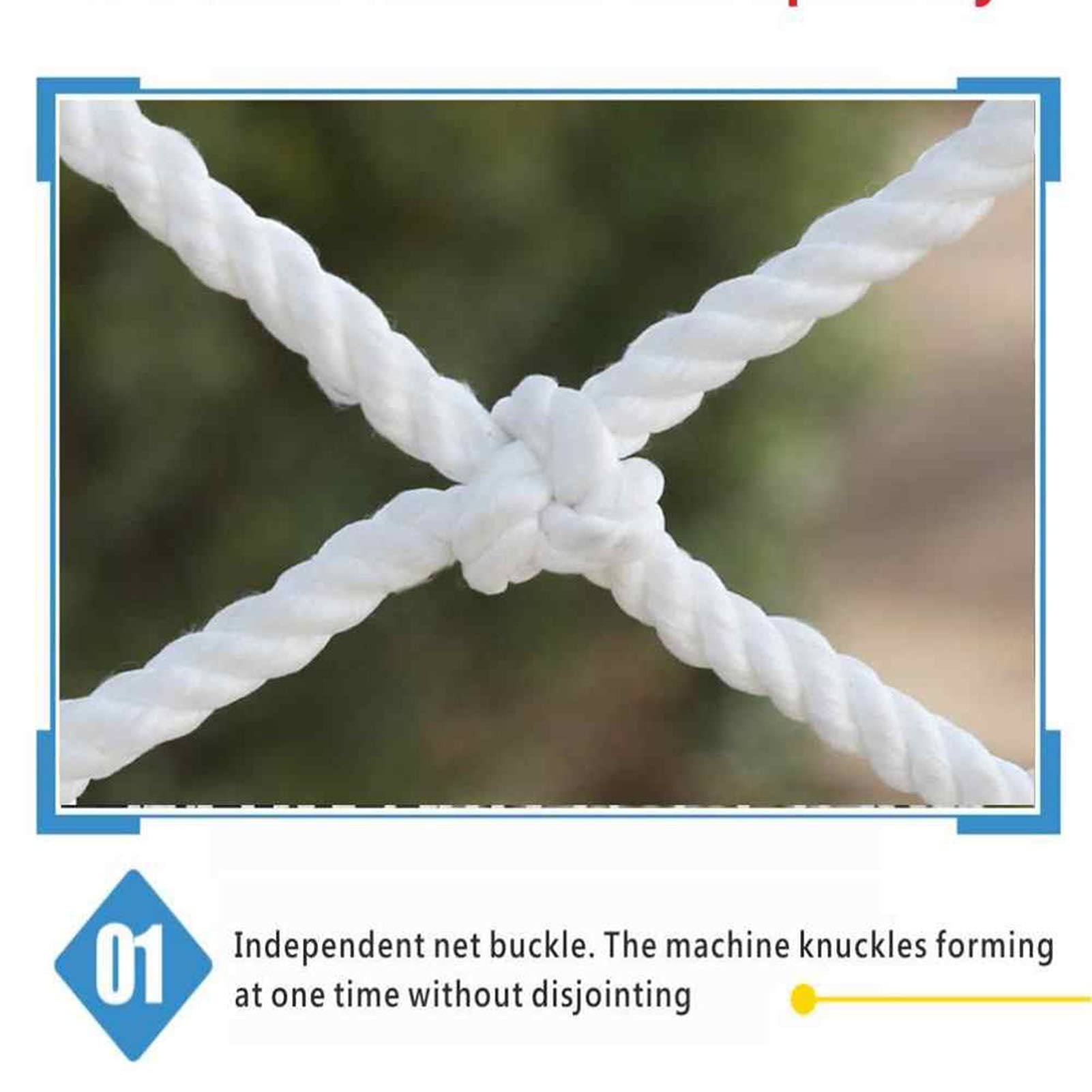 Red de seguridad de nailon duradera para balcón, jardín, parque infantil, 1 x 9 m, malla anticaídas, resistente a la intemperie, 10 cm, tamaño de malla ideal para seguridad infantil y protección de