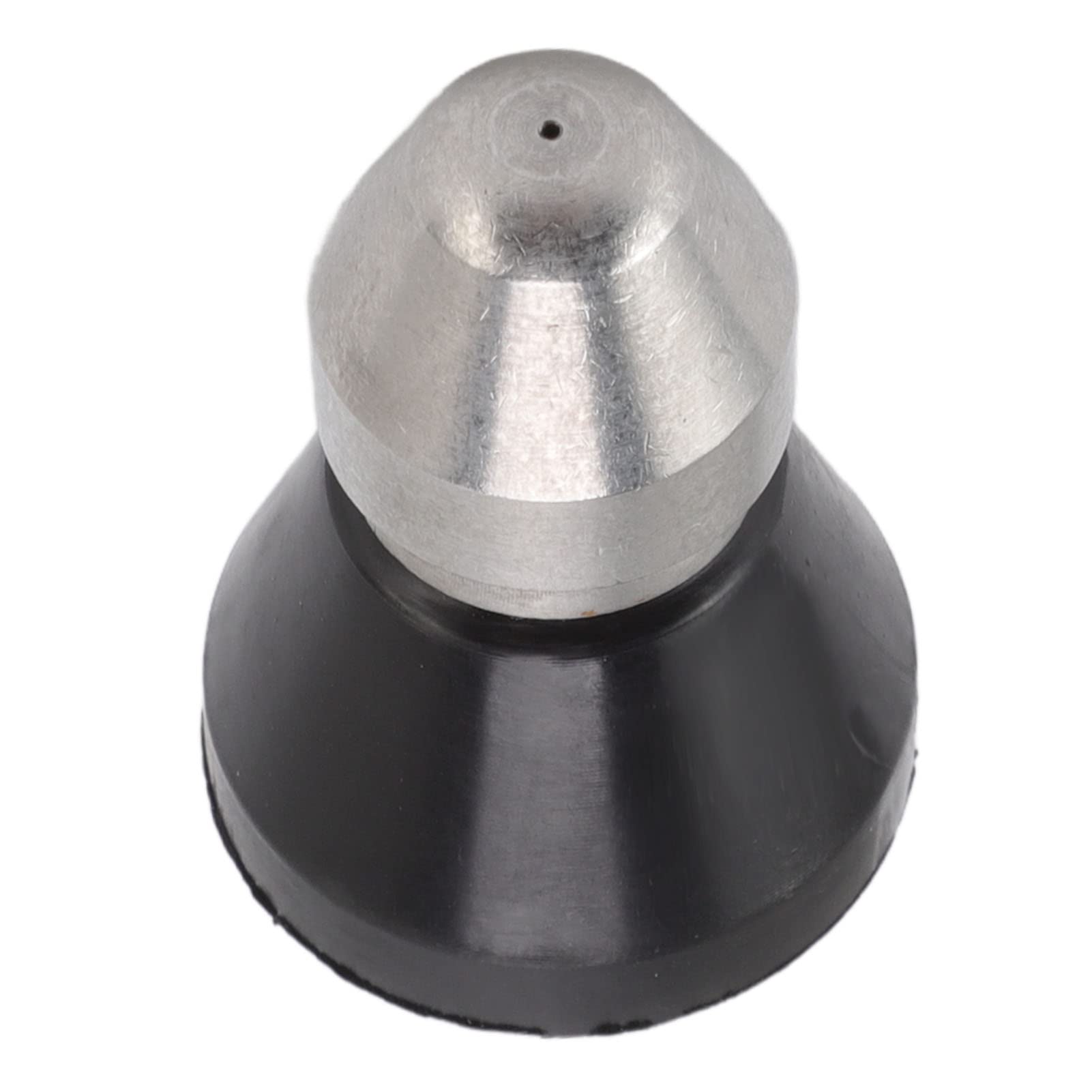 Pressure Washer Sewer Jetter Nozzle Stainless Steel Mini Compact Sewer Jet Nozzle 1/4 inch Pressure Drain Jetter Hose Nozzle Quick Connector 5000 PSI