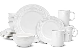 Pfaltzgraff Cassandra 16-Piece Porcelain Dinnerware Set, Service For 4