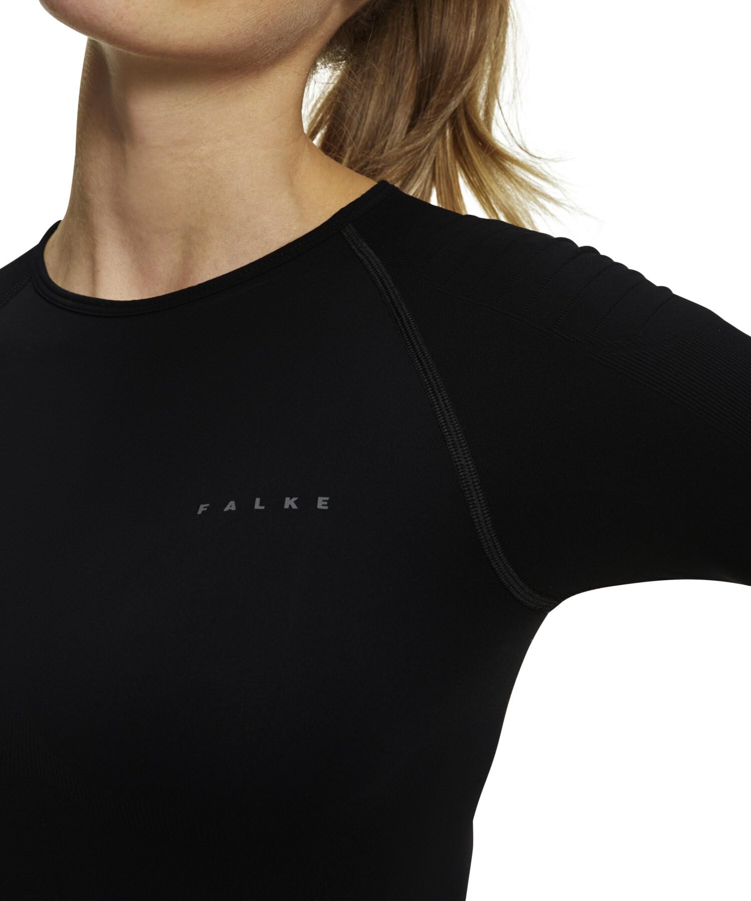 FALKE Damen Warm Round Neck Funktionsshirt Kurzarmshirt für milde bis kalte Temperaturen warme Funktionsunterwäsche schnelltrocknendes atmungsaktives nachhaltiges Funktionsmaterial 1 Stück | für milde bis kalte Temperaturen