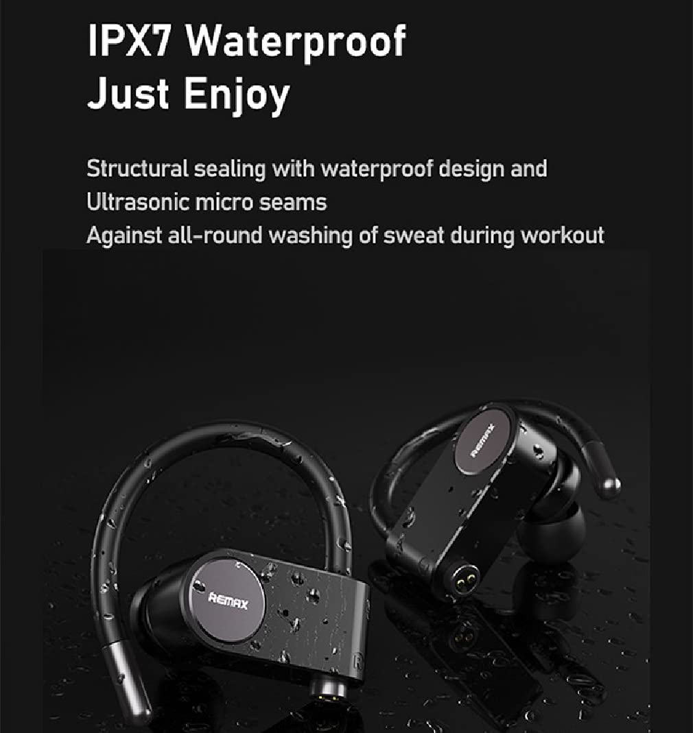 Auricolare Bluetooth Singolo Auricolare Bluetooth 5.0 Singolo, Con Gancio Per Orecchio - Per Telefono, Sport, Chiamate Microfono Wireless Smartphone - Foto 5