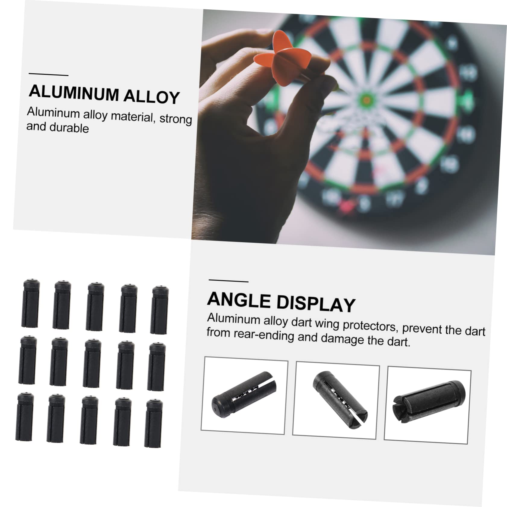 CORHAD Professional Flights Aluminum Wing Protectors Flight Correctors Protective Soft Tip Accessories