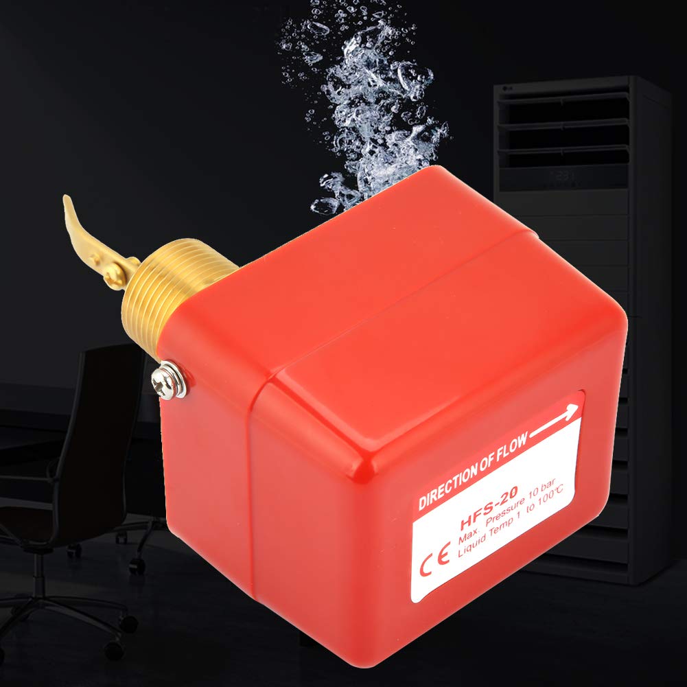 Valvola di flusso dell'acqua, con contatti SPDT Flussostato in acciaio inossidabile, flussostato 3/4, per piscina di raffreddamento ad acqua del condizionatore d'aria antincendio
