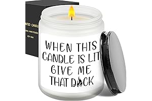 Funny Dirty Candle Gift for Boyfriend